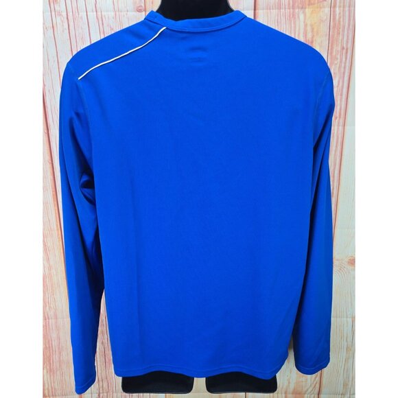 Nike Mens Blue Long Sleeve Dri-FIT Medium Training Shirt Medium - Picture 2 of 8